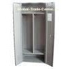School 2 Door Wire Mesh Lockers Turn handle With Cold Rolled Steel Sheet