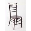 Dark Black Silla Tiffany Wedding Wood Chiavari Chair , Mahogany Chiavari Chair