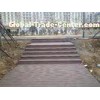 UV Eco-friendly WPC Decking Flooring , Wood Plastic Composite Grey Board