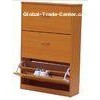 Magic Wood Shoe Rack Cabinet With Three Drawers , Makeup Vanity Box DX-80A