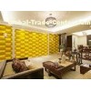 Empaistic 3D Home Decal  Natural Fiber Wallpaper , Modern Colored 3D Wall Sticker
