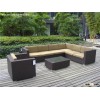 Waterproof rattan balcony sofa set