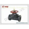 PP/FRPP diaphragm Valve Flange Connection Wheel Handle PN1.0Mpa ANSI/DIN/JIS