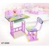 Children Furniture Study Table and Chairs for Toddlers , Space Saving Table and Chairs