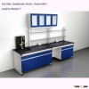 Lab Benches-Steel And Wood Lab Bench