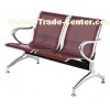 2 seats airport waiting metal chair