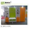 Modern Vertical Wall Bed , Single Space Saving Murphy  Bed With Dinning Table