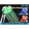 Color Changing Temperature Controlled LED Shower Head Rain Water Saving For Bathtub