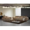 Luxury Modern Leather Sofa Furniture, 4 Seater Leather Sectional Sofa, Dongguan sofa factory