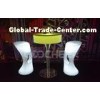 Indoor or Outdoor illuminated led bar Furniture Led Stool Set for event , wedding