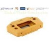 Silkscreen Printing Surface , Custom Plastic Enclosures for Controller Unit Yellow Color