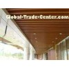 Moth-proof Artistic Wood Plastic Composite Ceiling For Indoor Decoration