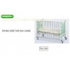 Deluxe hospital children Height adjustable side rail medical beds (two crank)