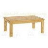 Long Shaped Solid Ash Wood Furniture NC Lacquer Long Table For Living Room