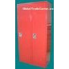 Light Red All Welded Steel Locker With Single Tier For Changing Room