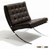 Modern Classic Barcelona Chair And Ottoman