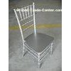 Silver Wood Chiavari Chair Contemporary , Durable Banquet Event Silla Tiffany For Indoor