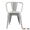 Tolix Marais dining chair with arm-TMA010