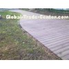 Veneer Outdoor WPC Decking Flooring for Garden , Lawn and Balcony