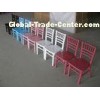 Colourful Indoor Kids Wood Chiavari Chair / Modern Children Tiffany For Restaurant