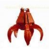 5 Teeth Hydraulic Stone Grapple Rock Grab For Excavator Attachments