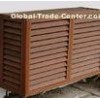 Waterproof Outdoor Embossed WPC Wall Cladding for Air Condition Cover