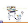 Wood Kids Tables and Chairs for Studying with PE Caoted Iron Tube and PB Board