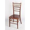 Antique Solid Wood Chiavari Chair , Glossy Burgundy Banquet / Dining Chairs