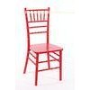 Durable Burgundy Wood Chiavari Chairs / Outdoor Commercial Chair BIFMA