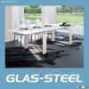 2011Modern Dining Table Glass Top WC-BT501