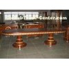Custom Luxury Dining Room Furniture Sets 180cm Wood Rectangular Dining Table