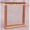 Custom Solid Wood Bathroom Furniture Mirror With Walnut Wooden Frame