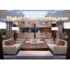 Modern Hotel Lobby Furniture sectional couches fabric sofa and cofffee table
