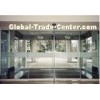 Frameless automatic glass sliding doors for Shopping center / mansion