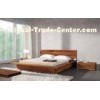 Bed Room Queen Size Wood Beds With Solid Black Walnut 1.8*2.0 M