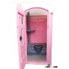 Pink Roto Mold Porta Potty Toilet