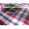 Competitive Price 180g/sm Twill Peached Plaid Cotton Yarn Dyed Fabric for T Shirt