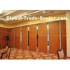 Melamine Carpet Finish Folding Glass Partitions For Meeting Room