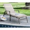 Comfortable Outdoor Garden Folding Patio Furniture Chaise Lounge with Cushion