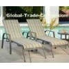 Poolside Sling Chaise Lounge Set Outdoor leisure furniture for Beach / Patio