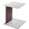 Aluminium Color  Walnut Wooden Coffee Table For Commericial and Residential
