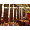 Steel Track Operable Folding Partition Walls For Multi-Function Hall