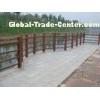 Natural Anti-aging UV Recycled WPC Outdoor Fence Decking