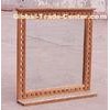 Modern Solid Wood Bathroom Furniture Mirror With Walnut Wooden Frame