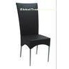 Luxury Soft Upholstered Dining Room Chairs High Back Black For Subway
