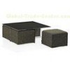 Rectangle Black Glass Coffee Table