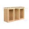 Solid Ash Furniture Wood / Large Storage Kitchen Cupboard Set