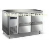 Energy-Saving Stainless Under-Counter Drawer Deep Freezer 400L For Frozen Food
