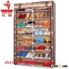Luxurious amazing foldable metal storage rack with cover
