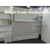 Folding Wall Bed , Double Space Saving Wall Bed With Bookshelf / Sofa